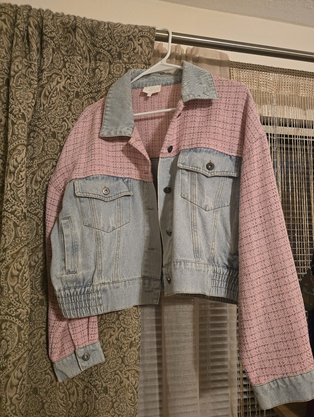 Tweed Denim Jacket